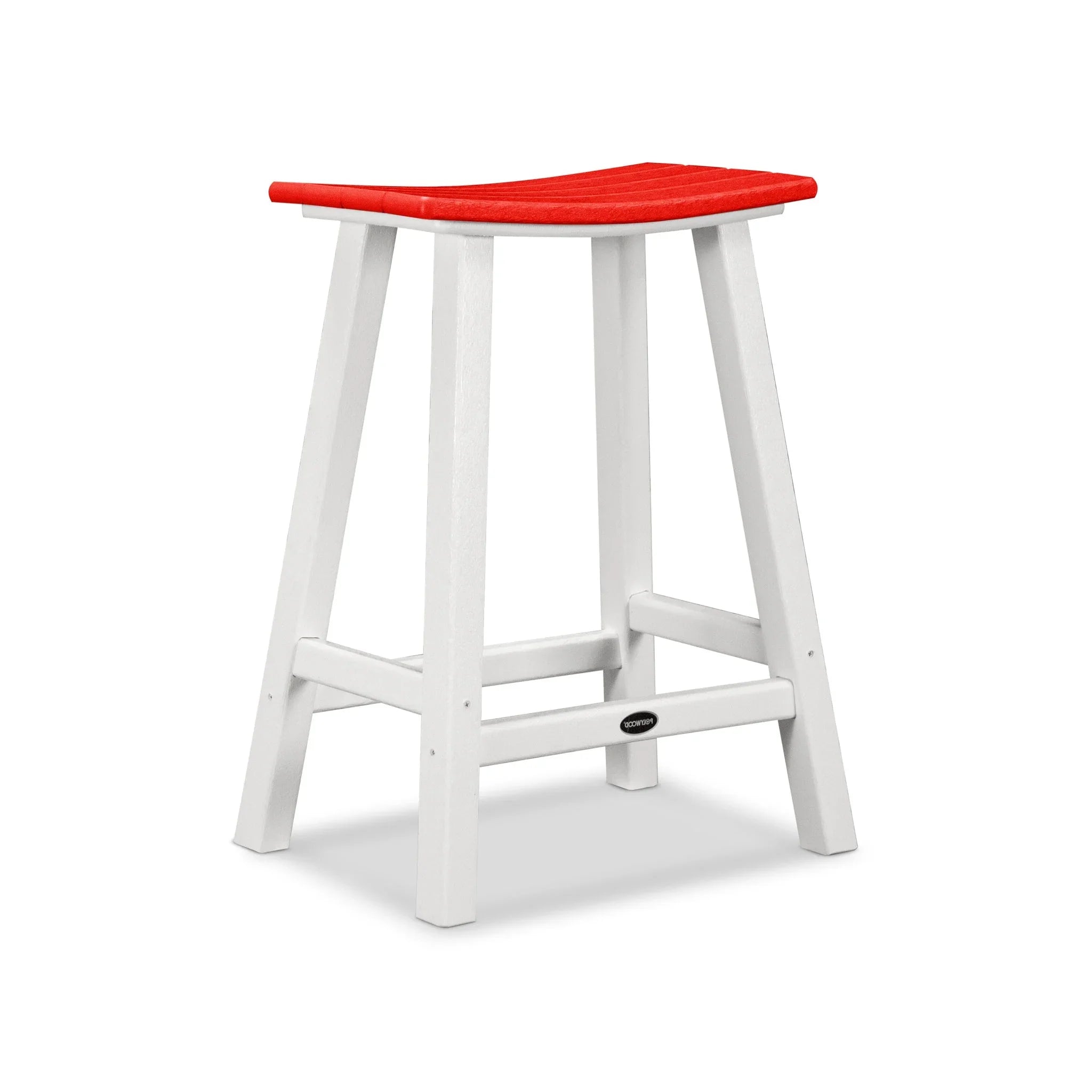 Contempo Saddle Counter Stool 24