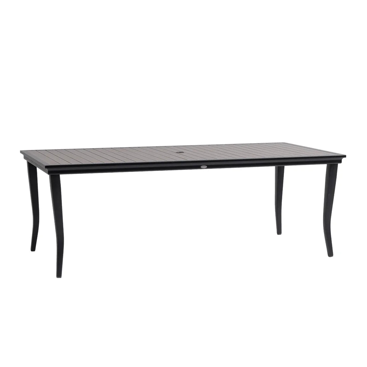 Copacabana 84" x 40" Rectangular Dining Table with Umbrella Hole
