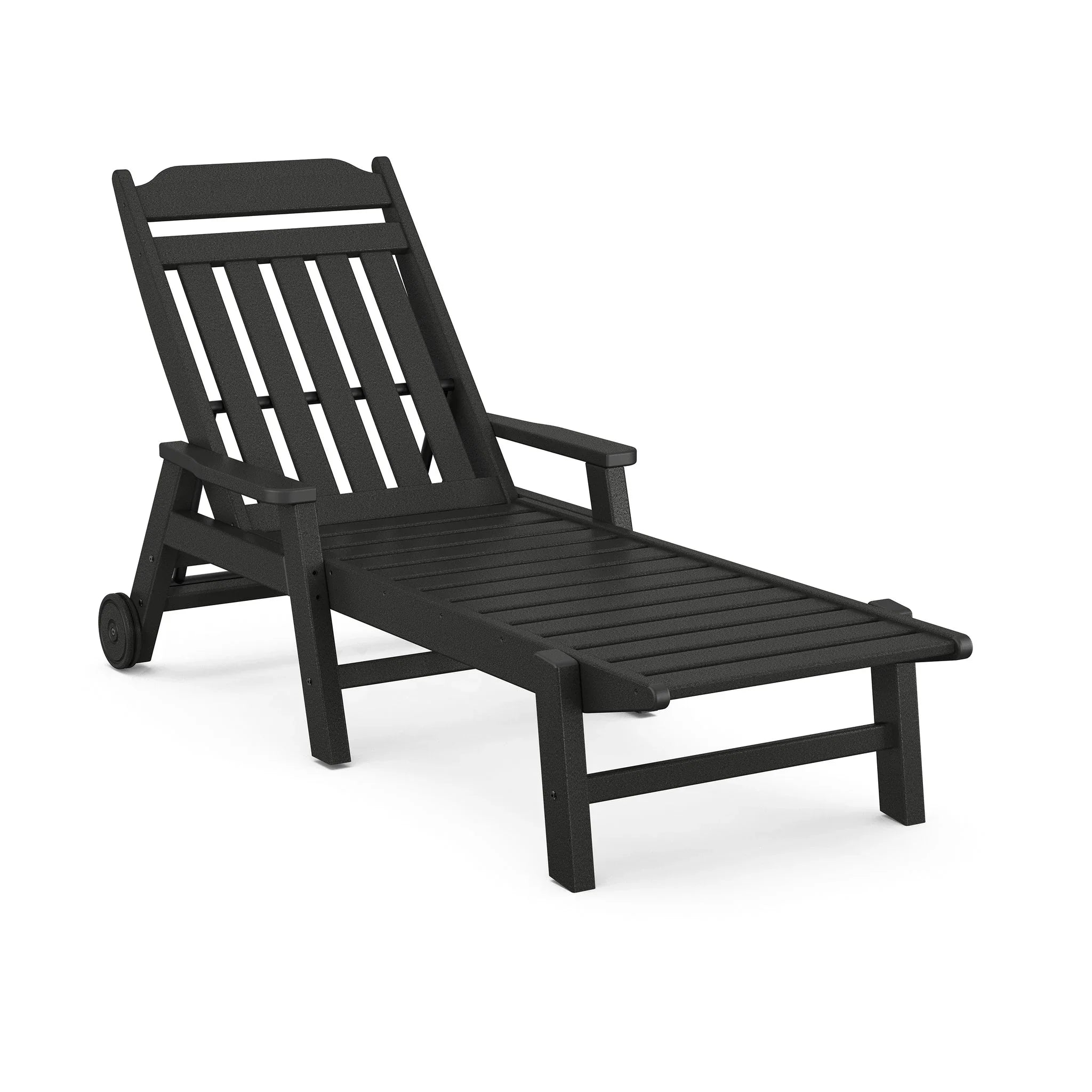 Country Living Cottage Chaise with Arms and Wheels