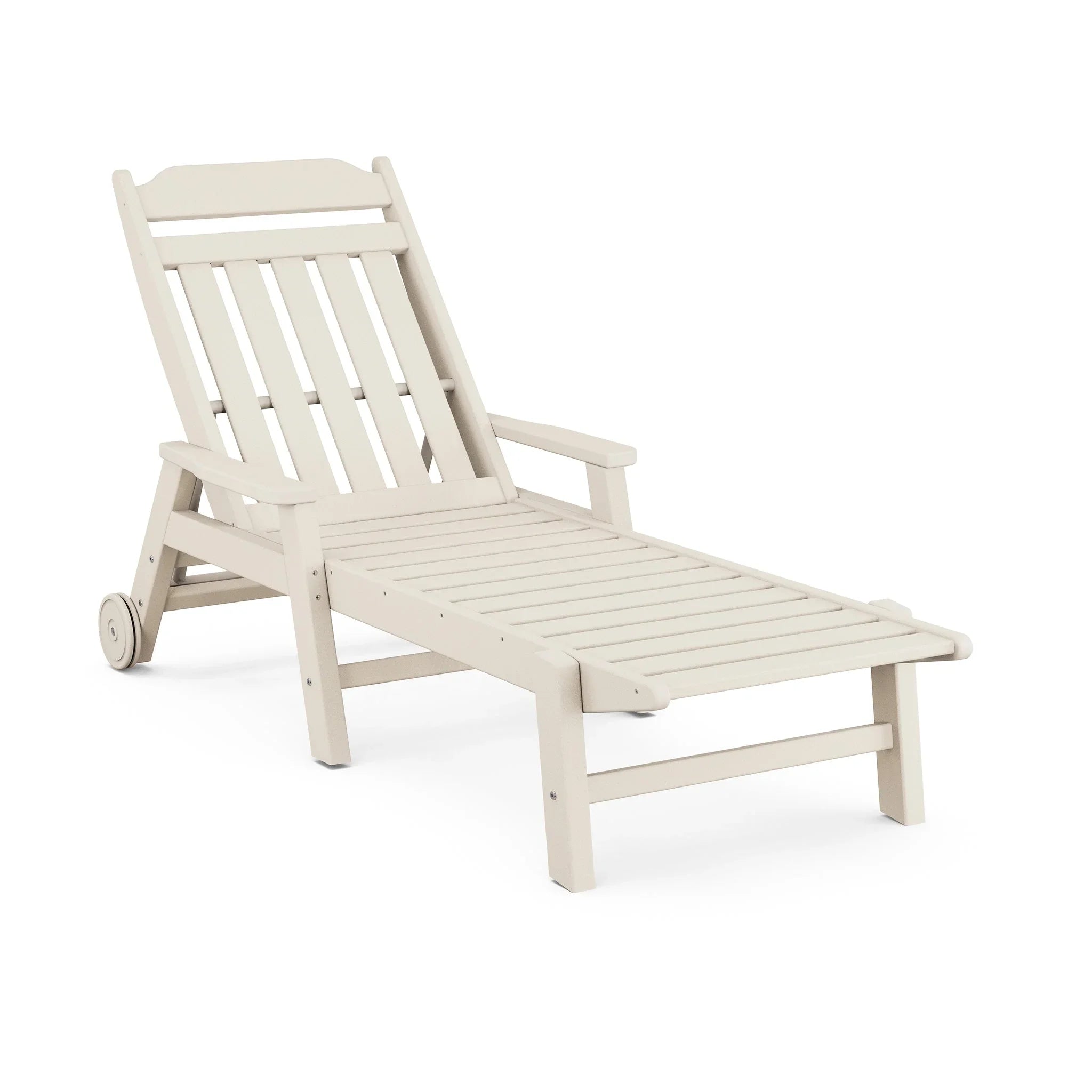 Country Living Cottage Chaise with Arms and Wheels 5
