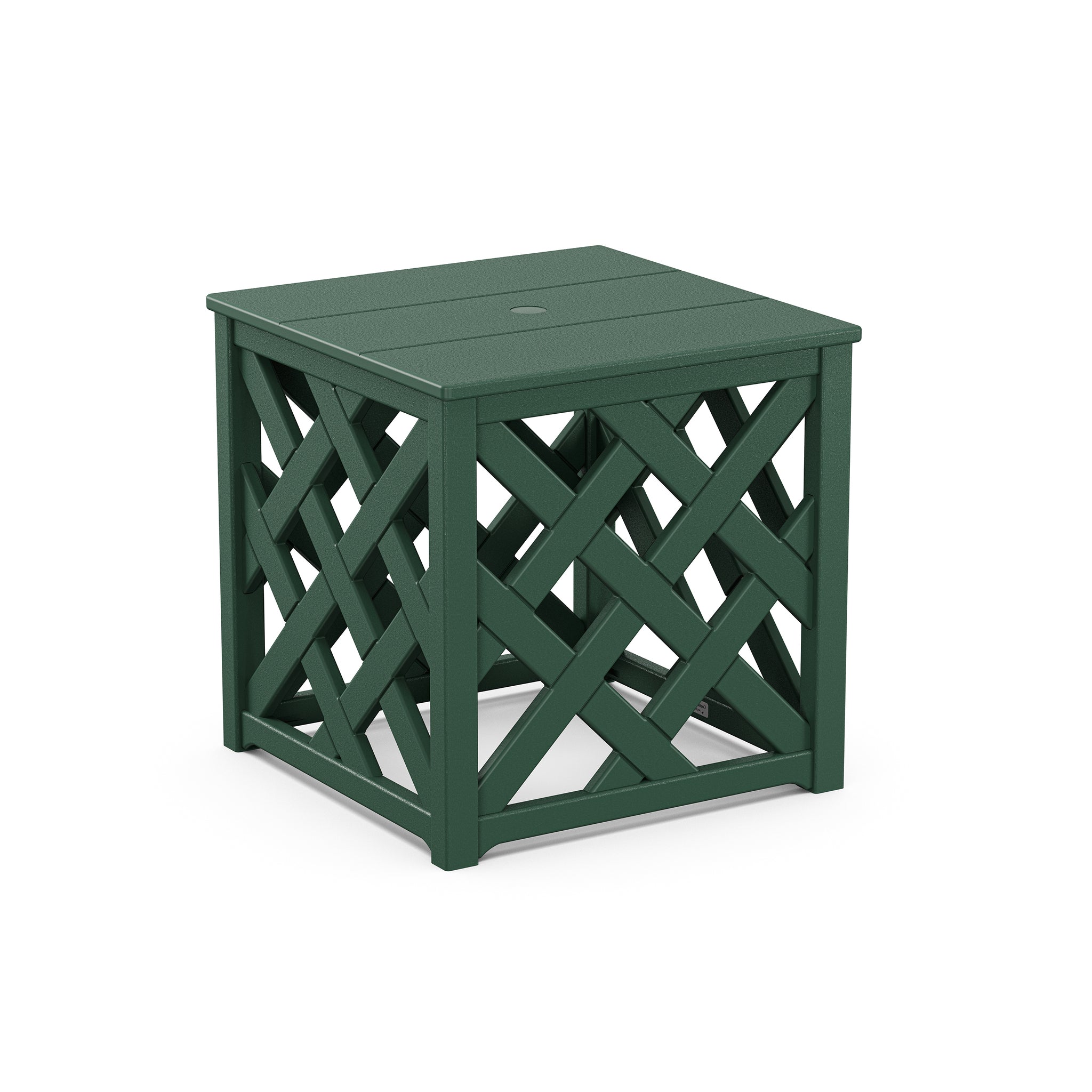 Country Living Wovendale Accent Table with Umbrella Hole 2