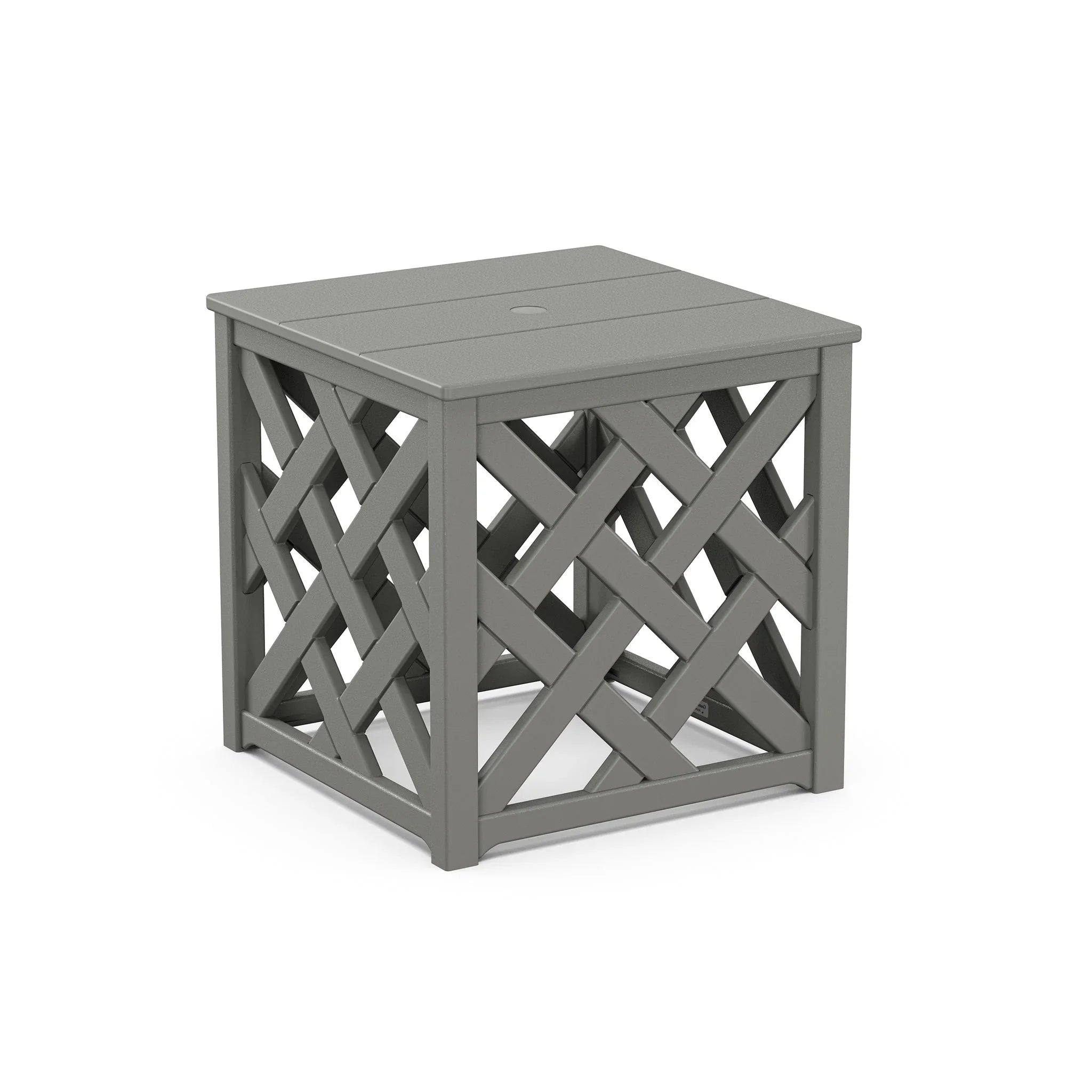 Country Living Wovendale Accent Table with Umbrella Hole 1