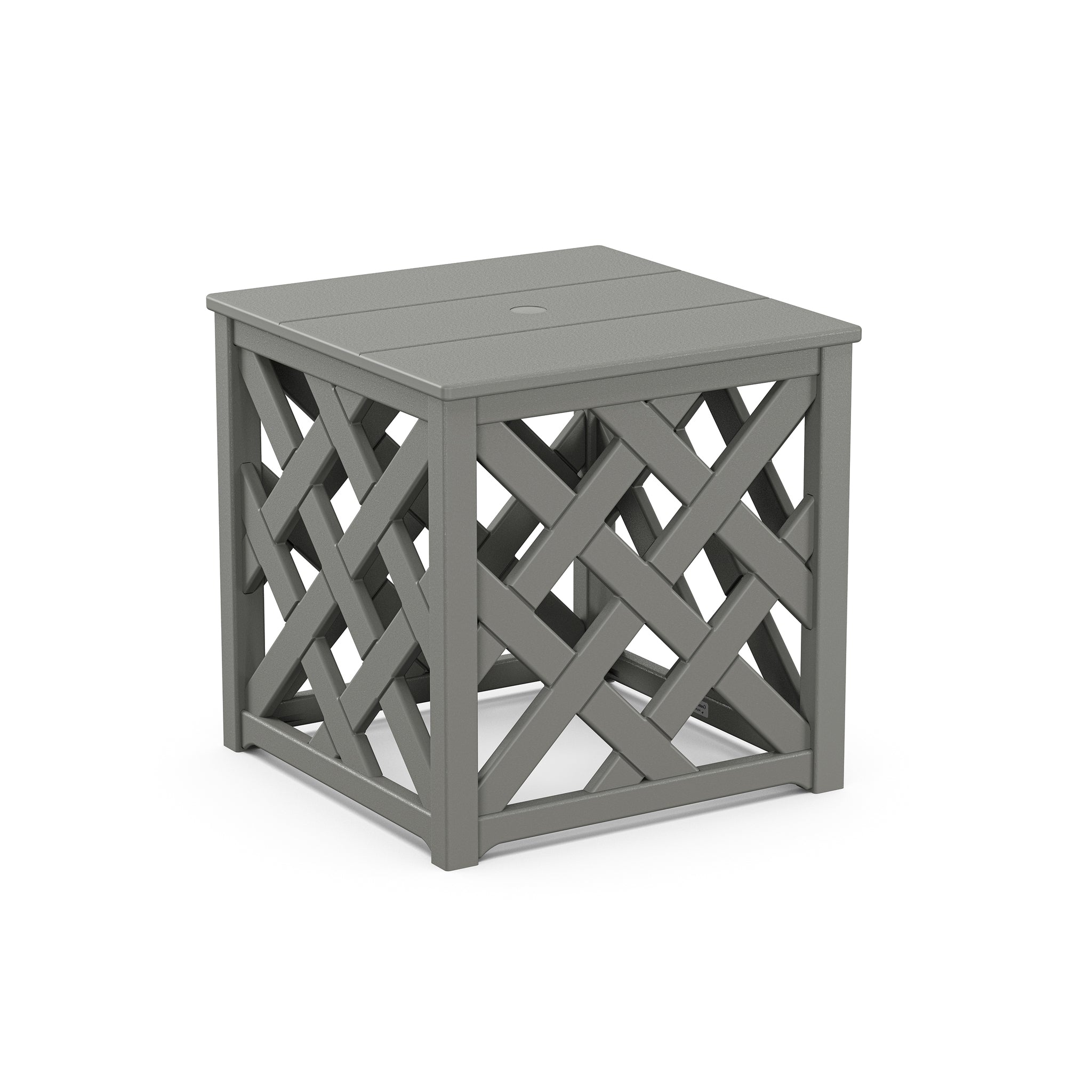 Country Living Wovendale Accent Table with Umbrella Hole 1