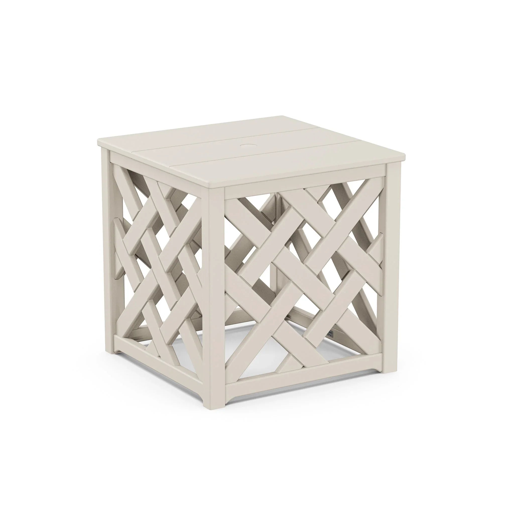 Country Living Wovendale Accent Table with Umbrella Hole 5
