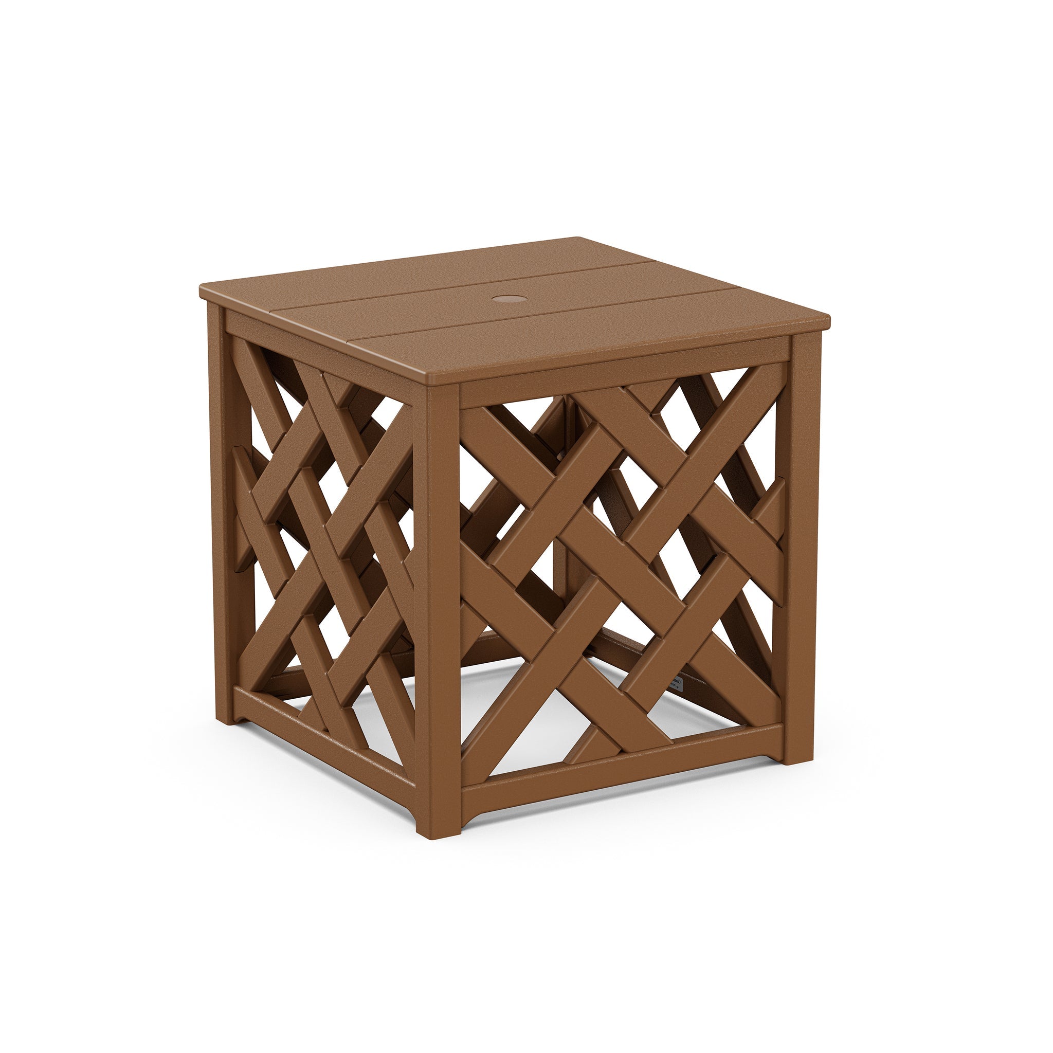 Country Living Wovendale Accent Table with Umbrella Hole 4