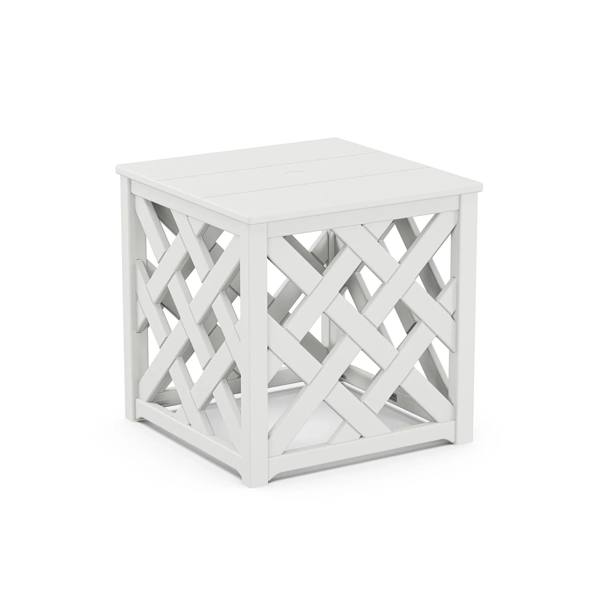 Country Living Wovendale Accent Table with Umbrella Hole 6