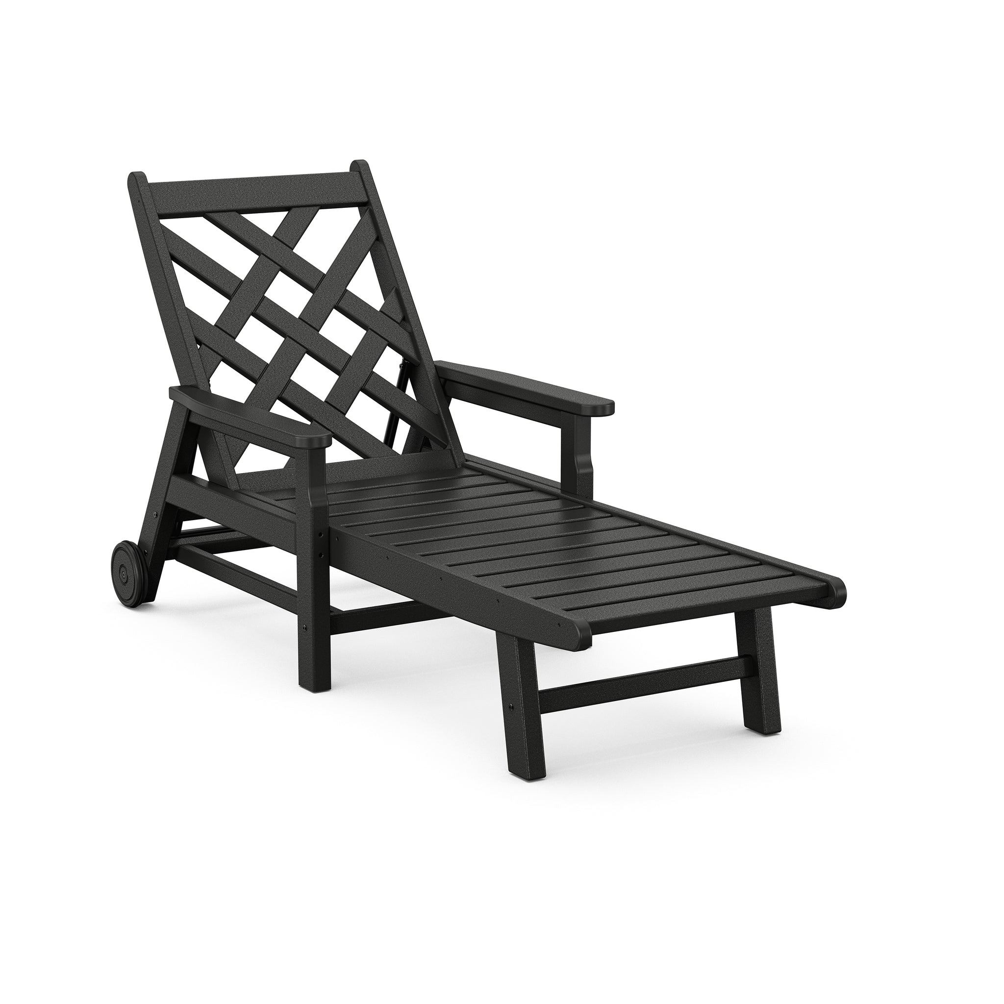 Country Living Wovendale Chaise with Arms and Wheels