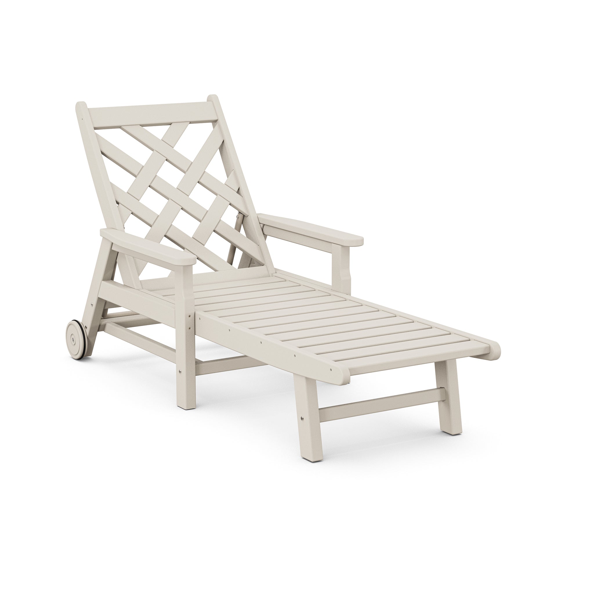 Country Living Wovendale Chaise with Arms and Wheels 5