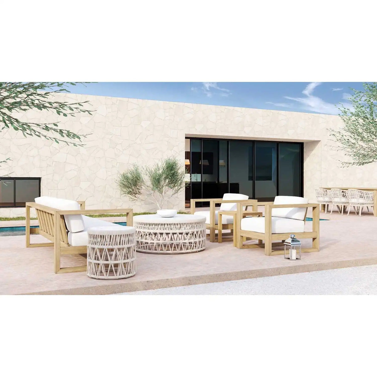 Dana Round End Table SW4301-ET by Sunset West 1