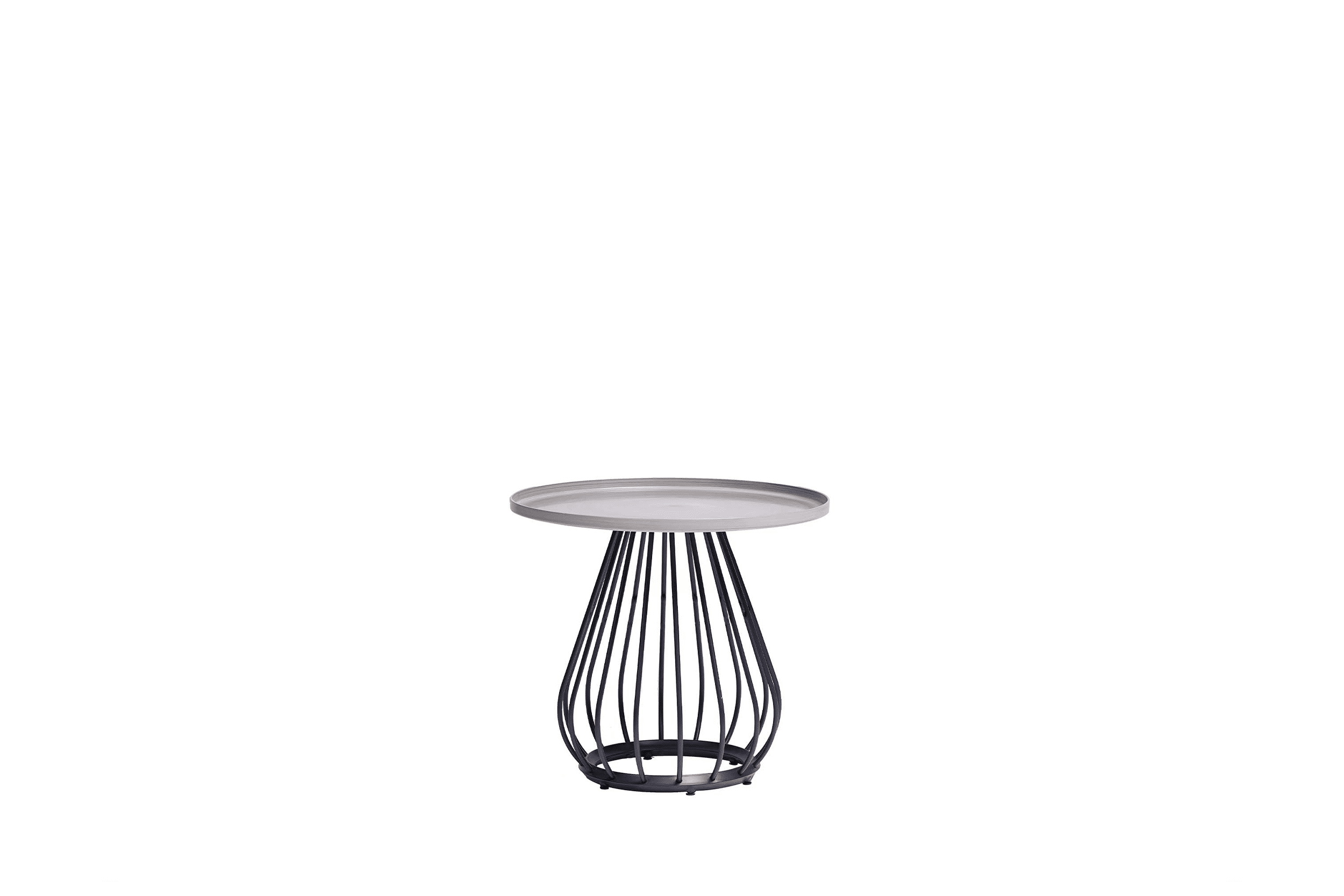 Dia 24" Round End Table - Graphite