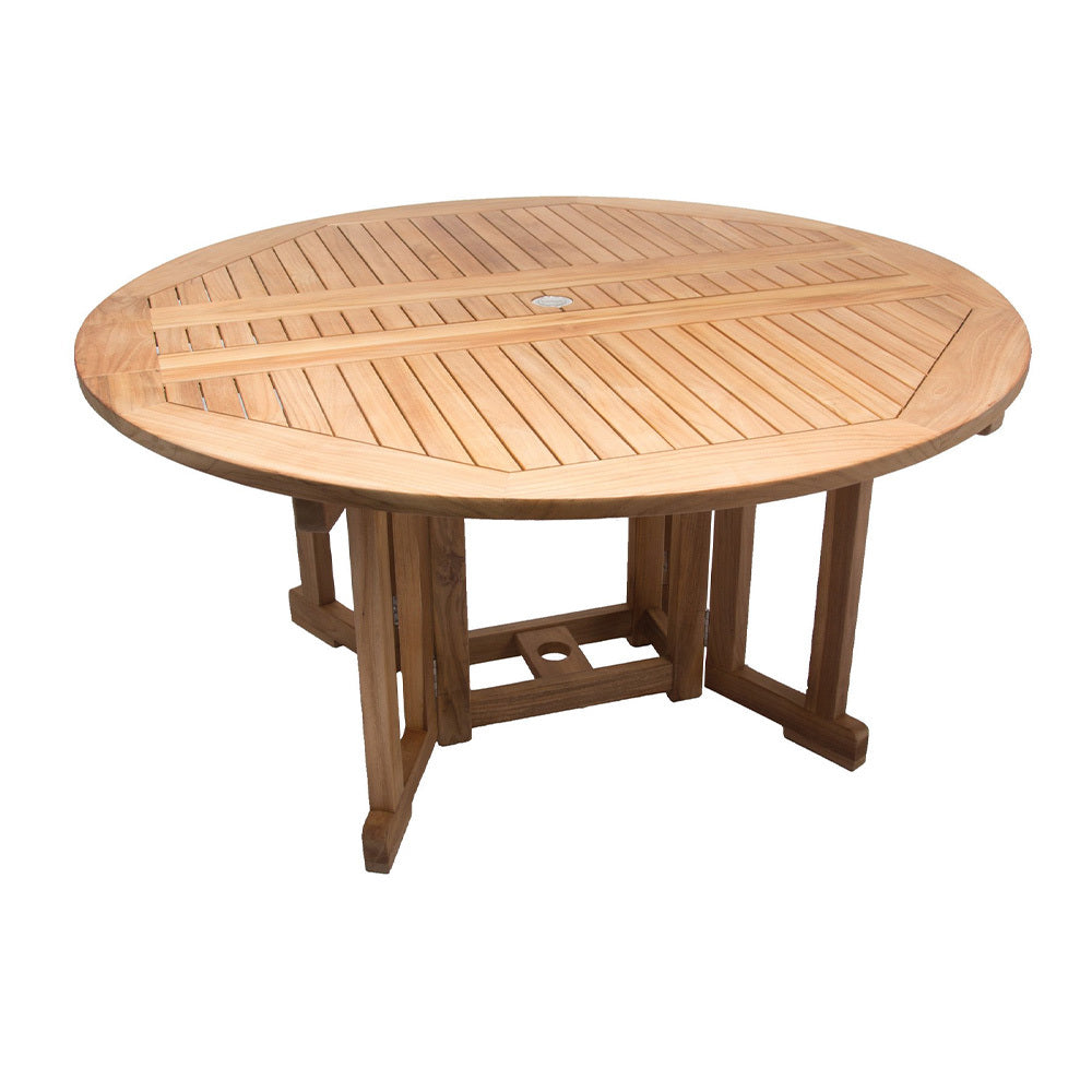 Royal Teak Drop Leaf Dining Table detail