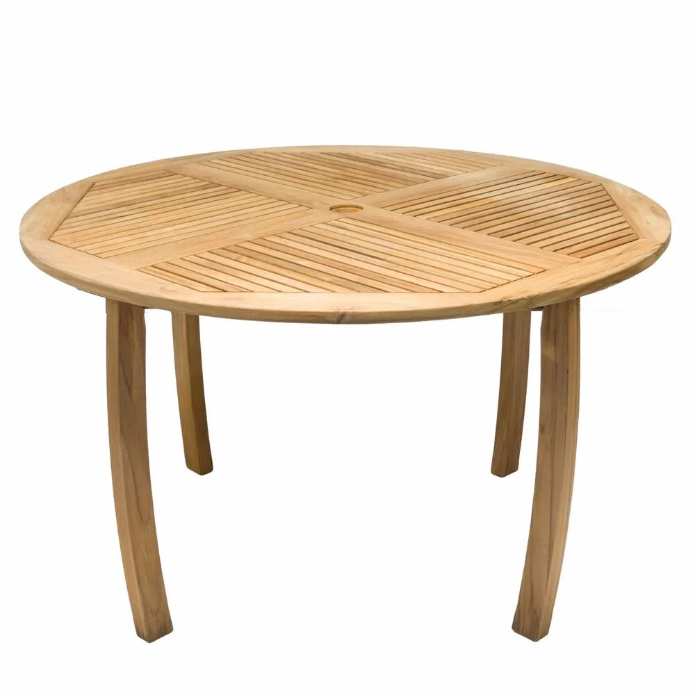 Royal Teak Dolphin Dining Table detail