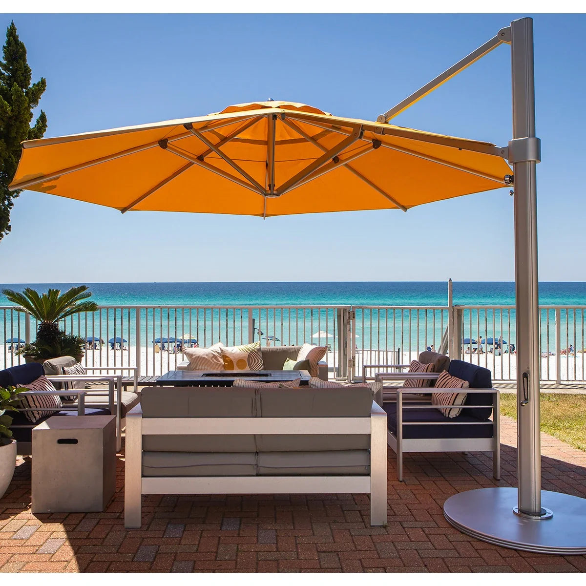 Eclipse 13' Octagon Cantilever Umbrella 7