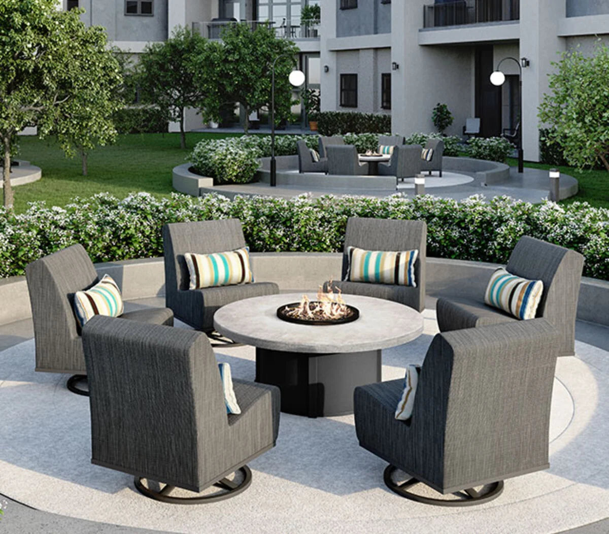 Edge Air Aluminum Armless Swivel Rocker 51AR902N