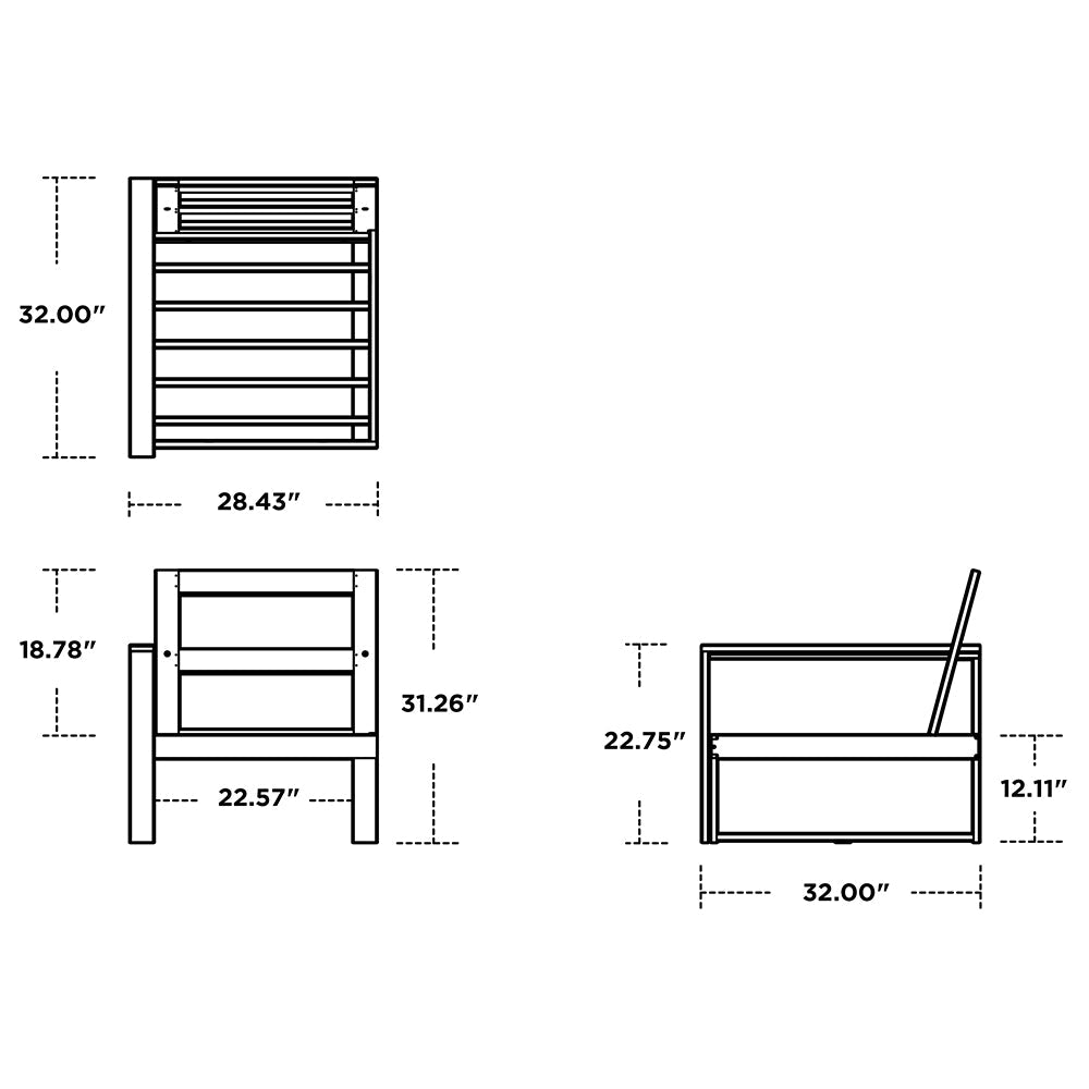 EDGE Modular Left Arm Chair 13