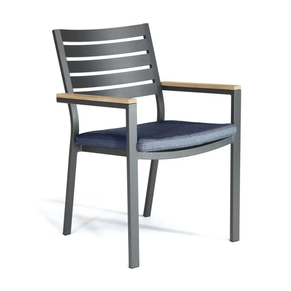 Elba 9-Piece Teak Dining Set, Spectrum Indigo