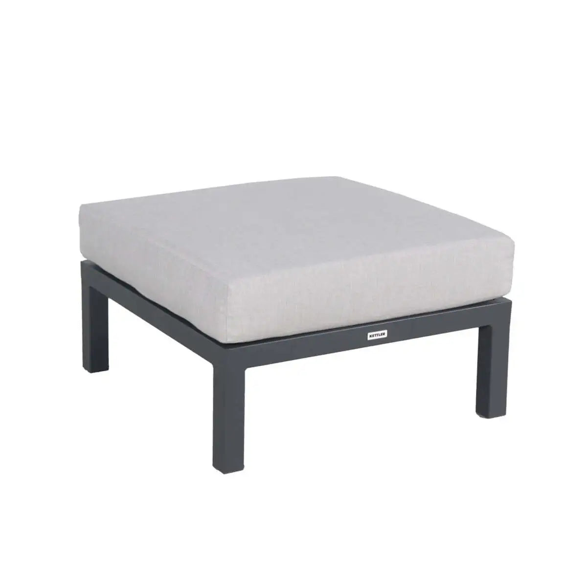 Elba Aluminum Lounge Ottoman With Cushion