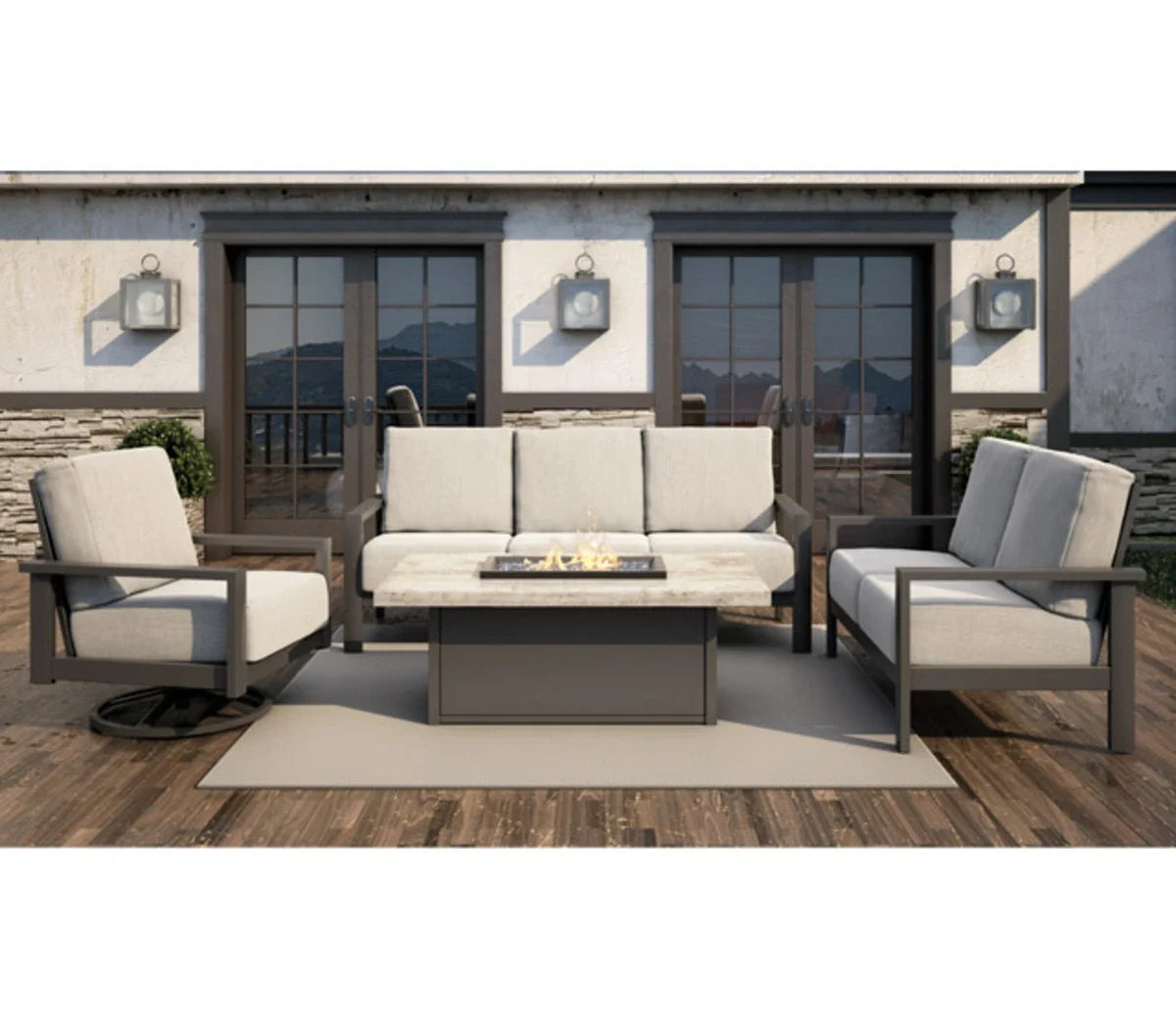 Elements Cushion Loveseat 5142A-DC by Homecrest