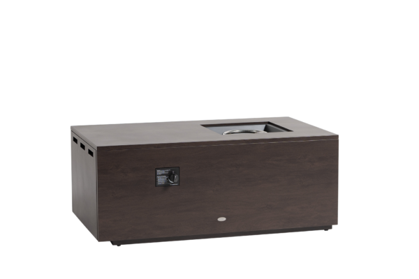 Fiamma 50" x 30" x 20" Rectangular Fire Pit with Lid - Hessonite Garnet