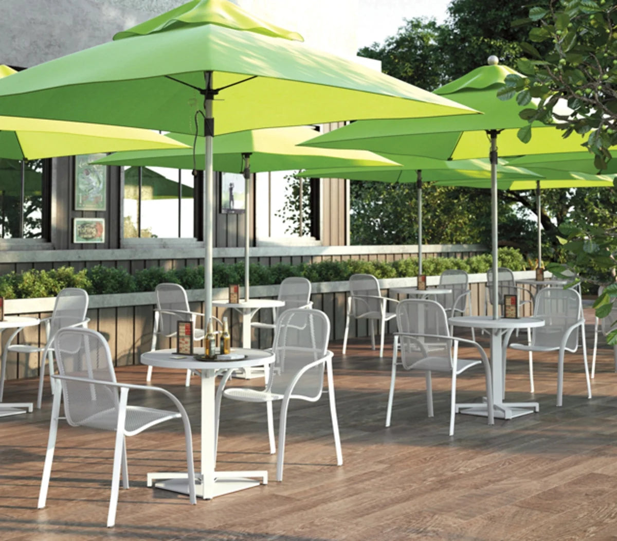 Florida Mesh Stackable Cafe Chair 2F320 by Homecrest