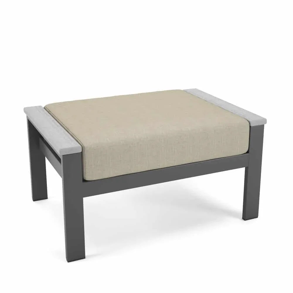 Forever Patio Arc Aluminum Ottoman