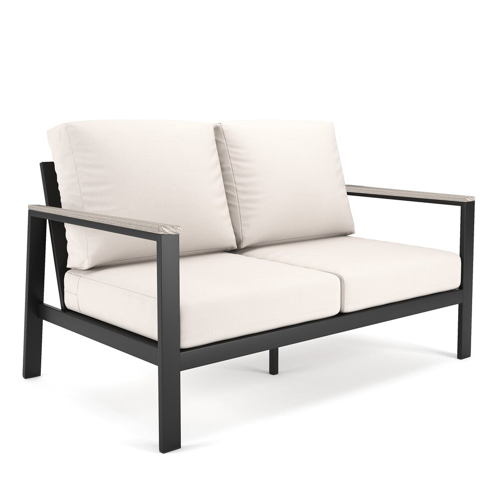 Forever Patio Braxton Aluminum Loveseat