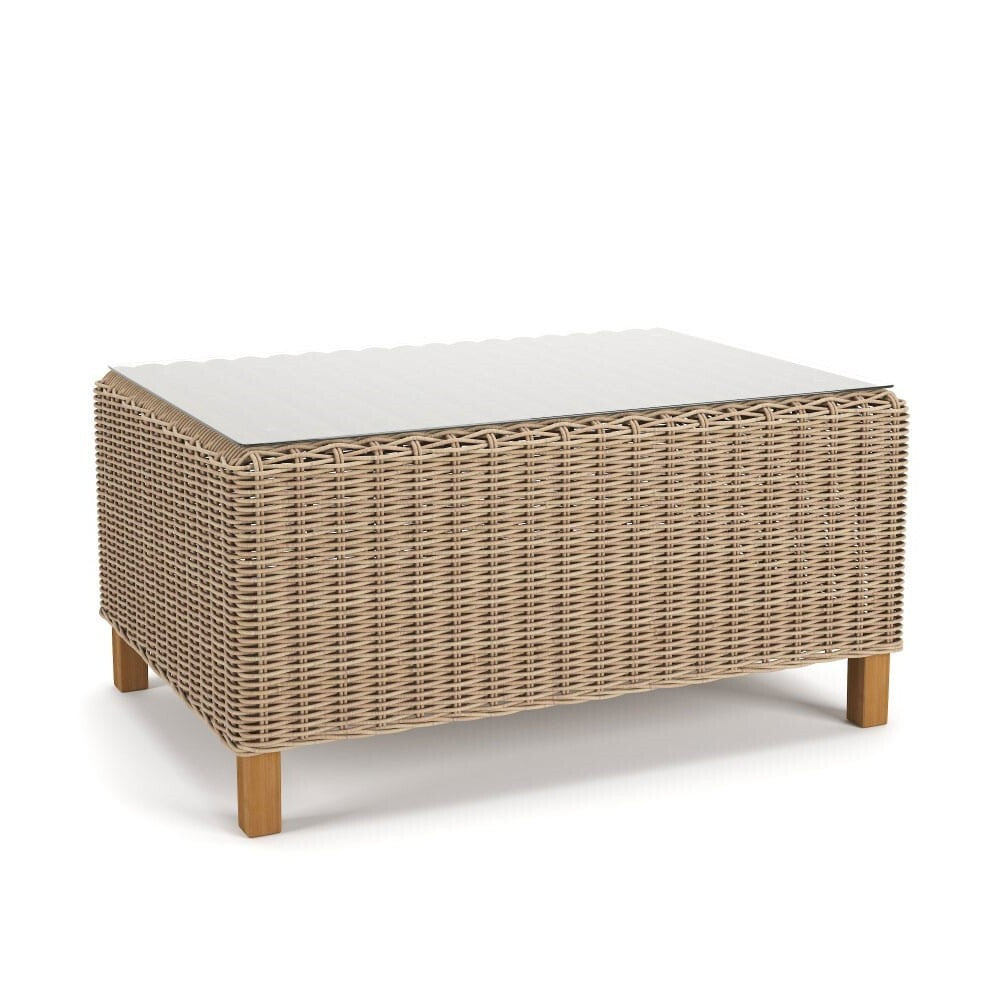 Forever Patio Carlisle Rectangular Wicker Coffee Table