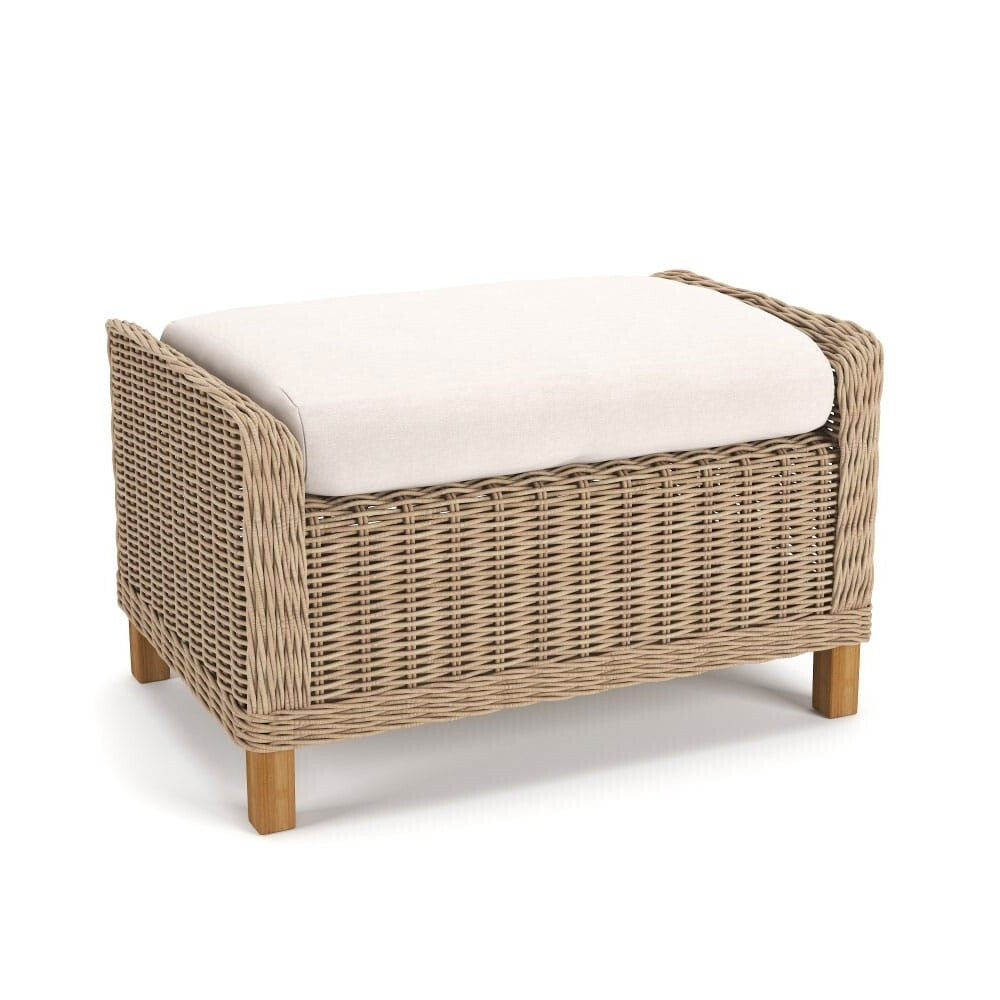 Forever Patio Carlisle Wicker Ottoman