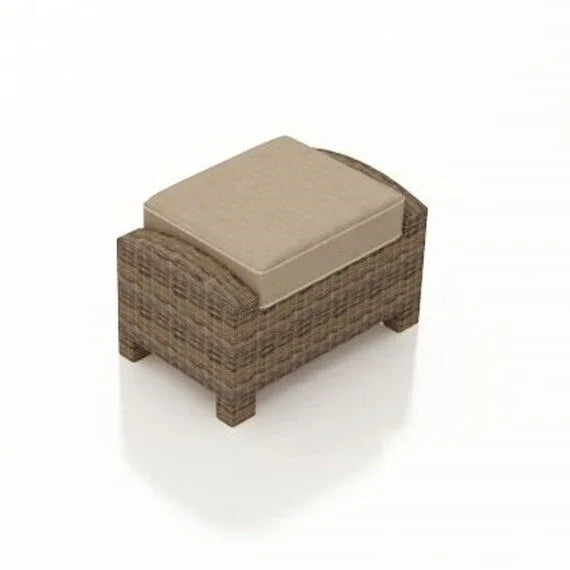 Forever Patio Cypress Rectangular Wicker Ottoman