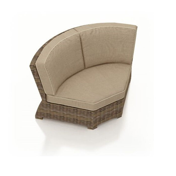 Forever Patio Cypress Wicker 45 Degree Corner Section
