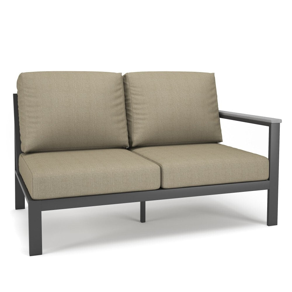 Forever Patio Hanover Aluminum Right Arm Facing Loveseat Section