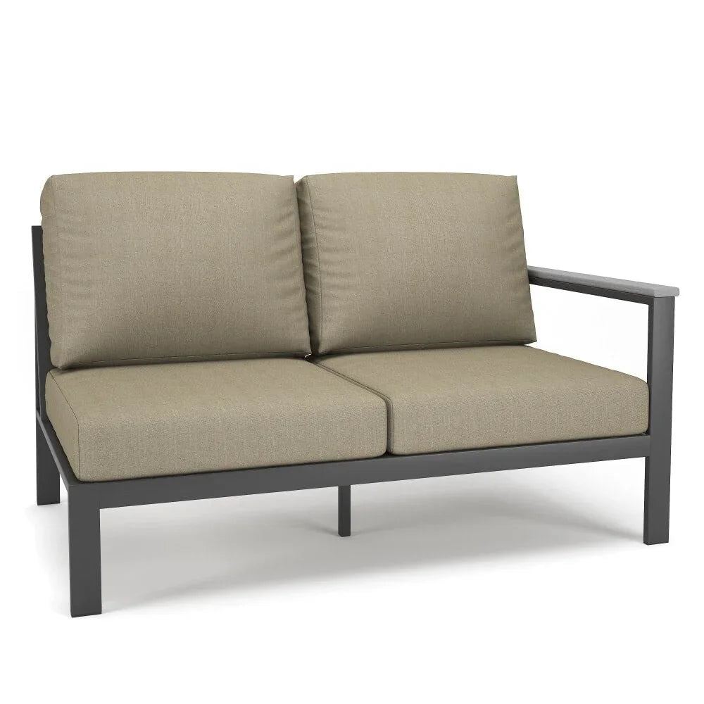 Forever Patio Hanover Aluminum Right Arm Facing Loveseat Section
