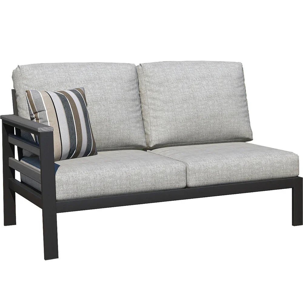 Forever Patio Laguna Beach Aluminum Left Arm Facing Loveseat Section