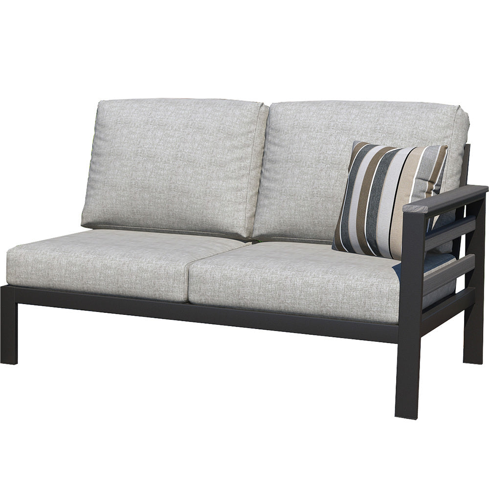 Forever Patio Laguna Beach Aluminum Right Arm Facing Loveseat Section