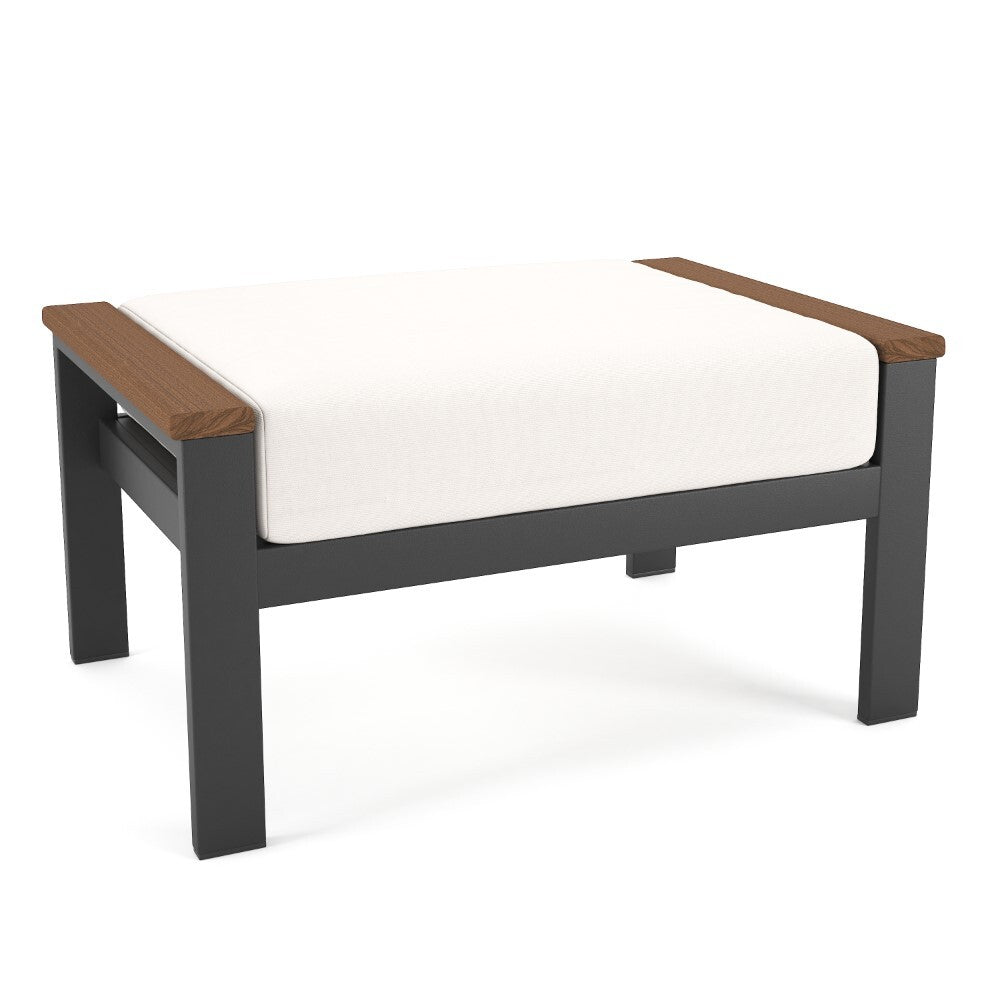 Forever Patio Marin Rectangular Aluminum Ottoman