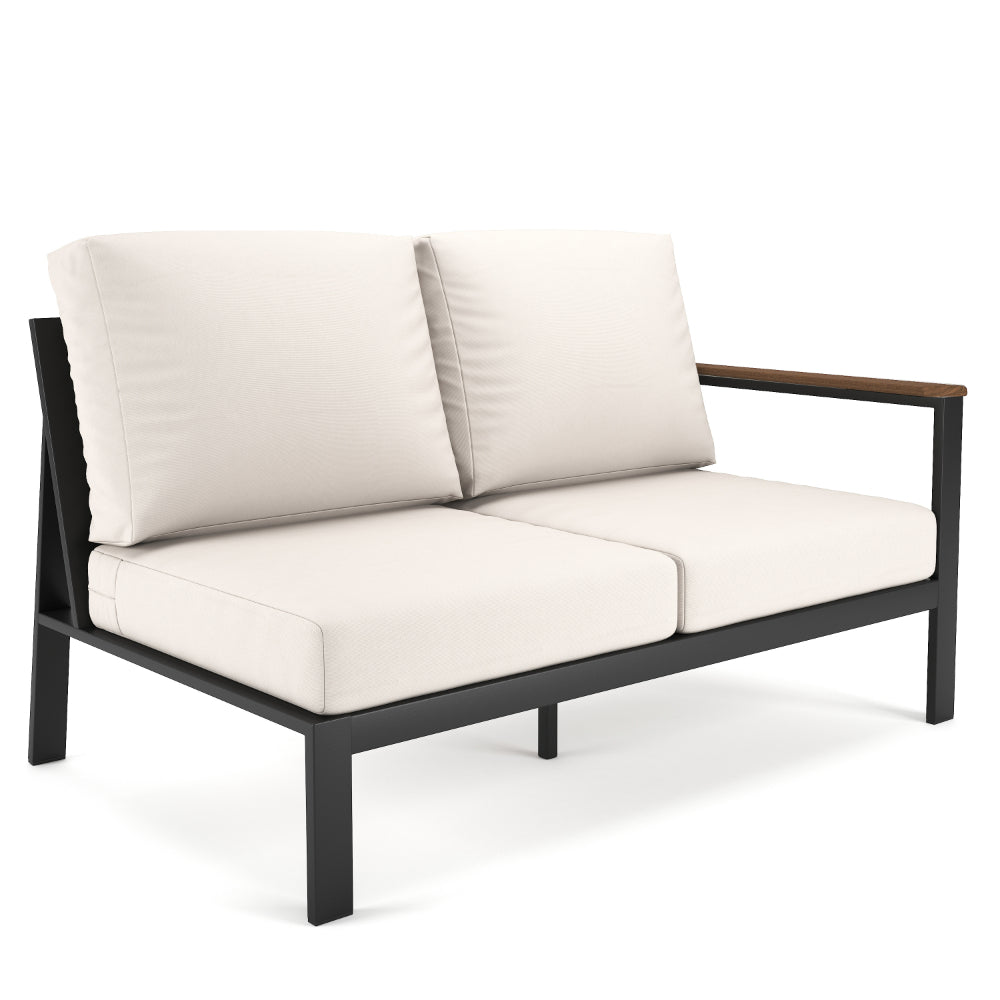 Forever Patio Marin Aluminum Right Arm Facing Loveseat Section