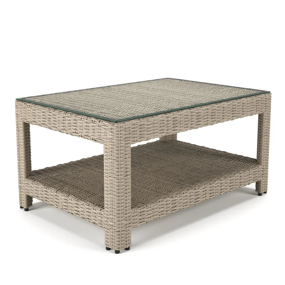 Forever Patio Naples Rectangular Wicker Coffee Table
