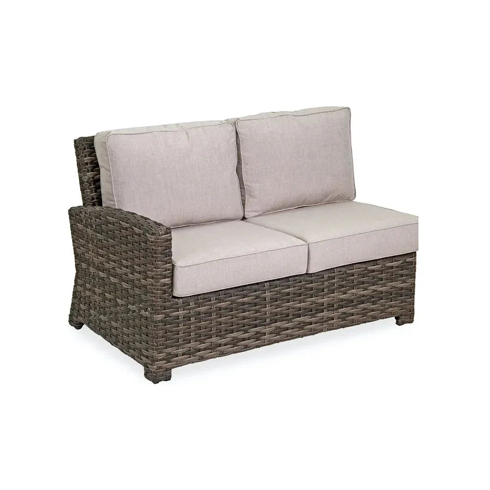 Forever Patio Shoreline Wicker Left Arm Facing Loveseat Section