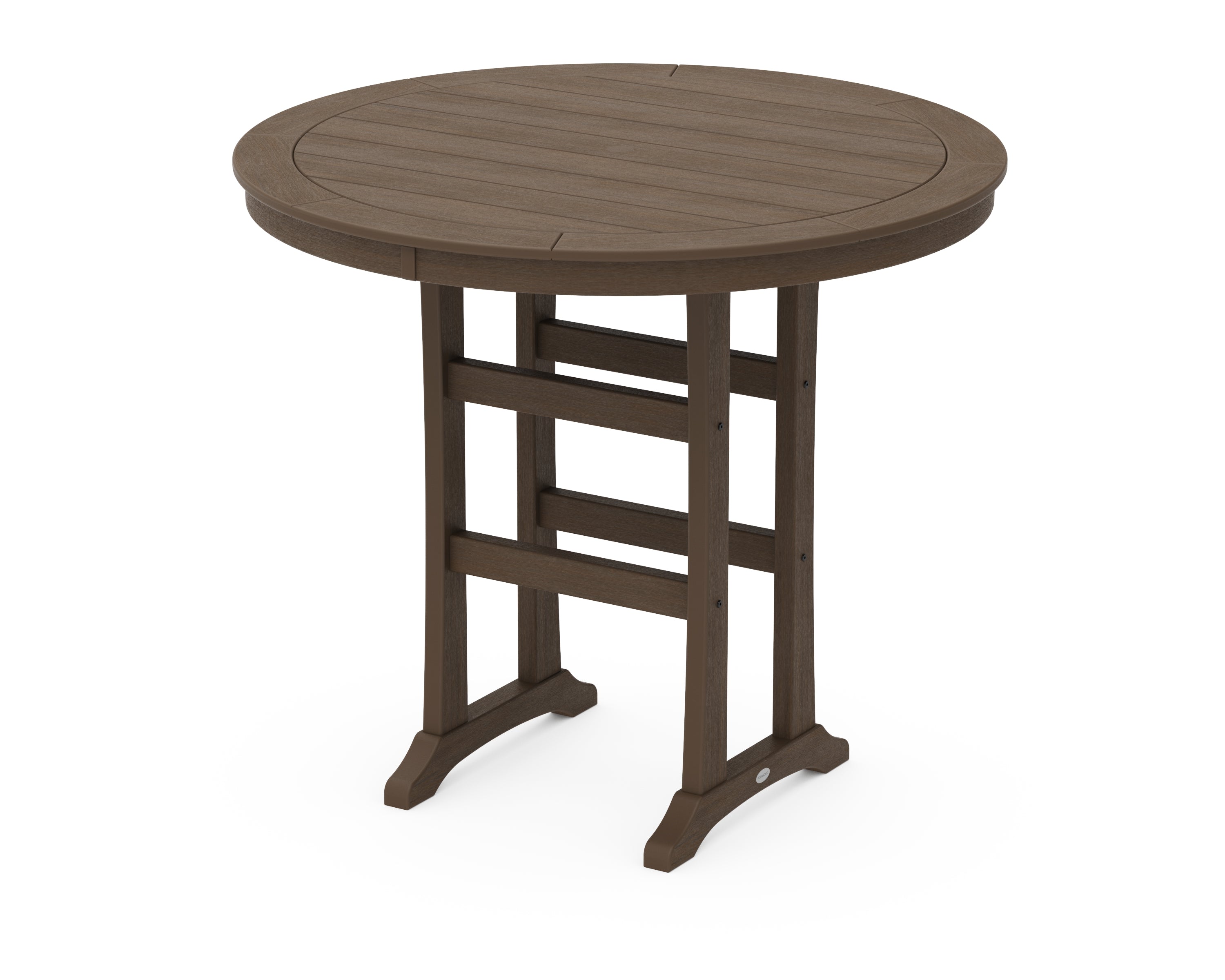 Nautical Trestle 48" Round Bar Table