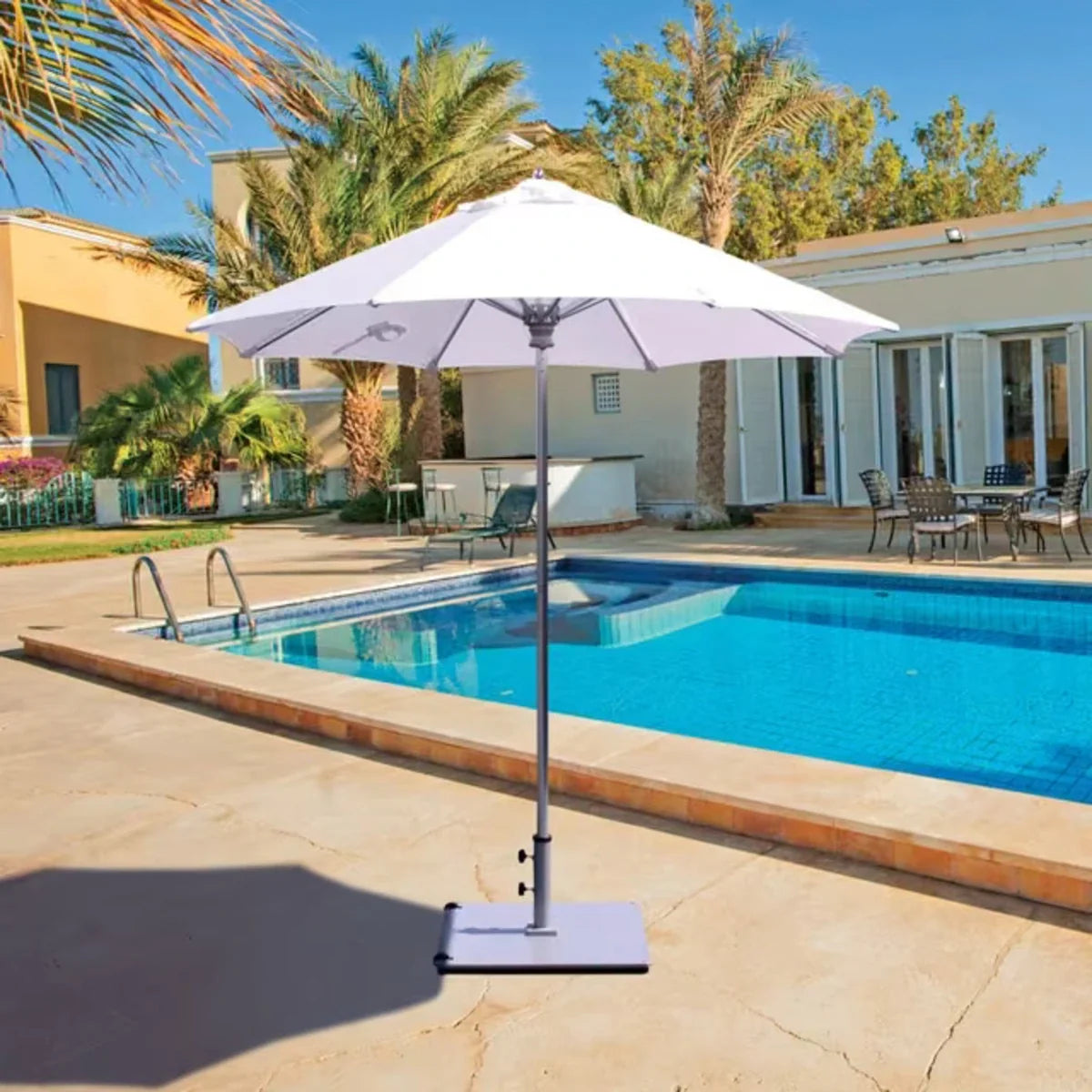 Galtech 722 7.5' Deluxe Octagon Commercial Market Umbrella Additional Image View 4