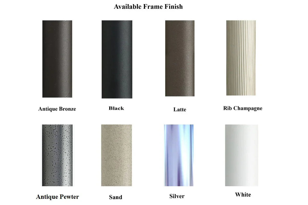 Galtech 737 available frame finishes