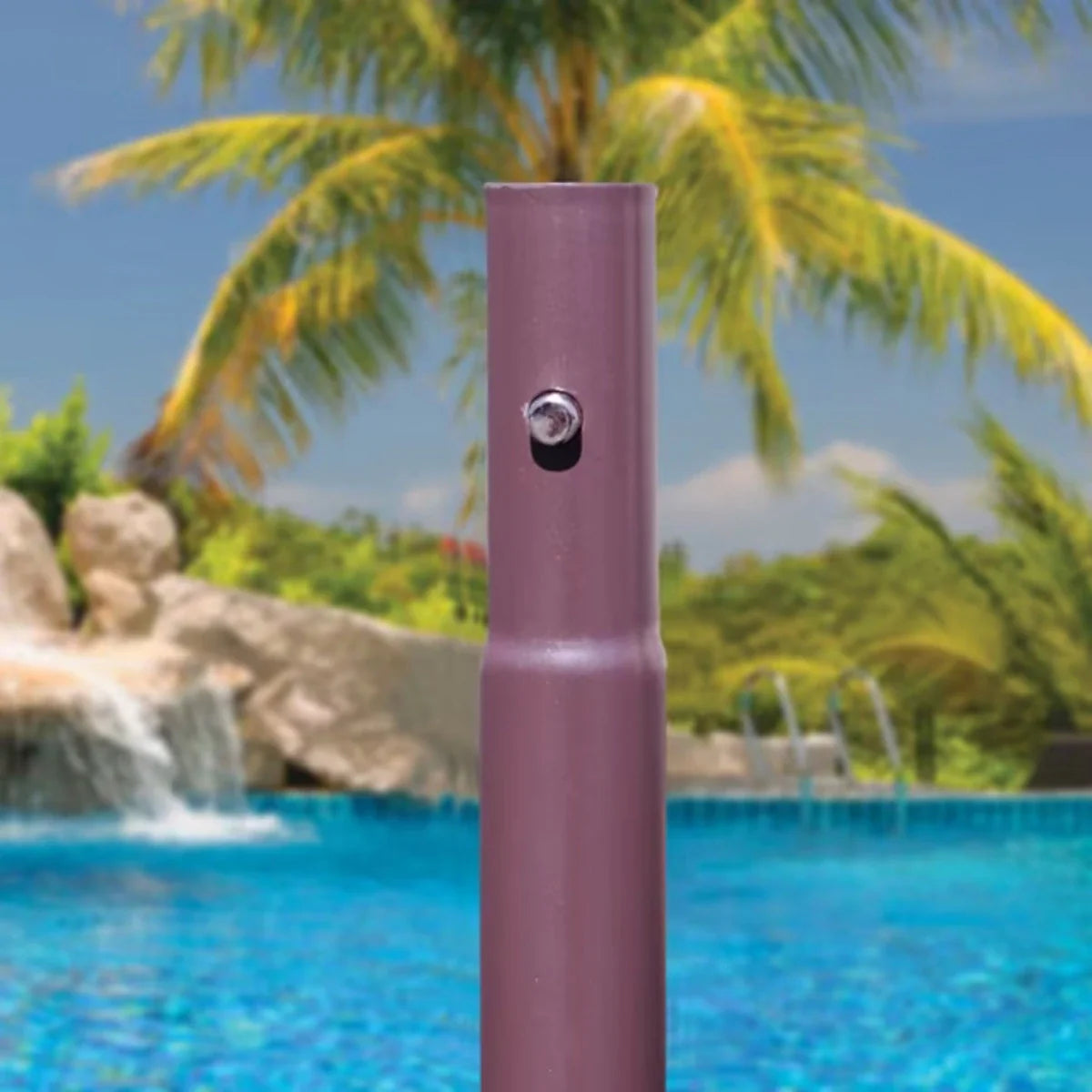 Galtech 636 9' Octagon Manual-Tilt Market Umbrella w/ Fiberglass Ribs Additional Image View 4