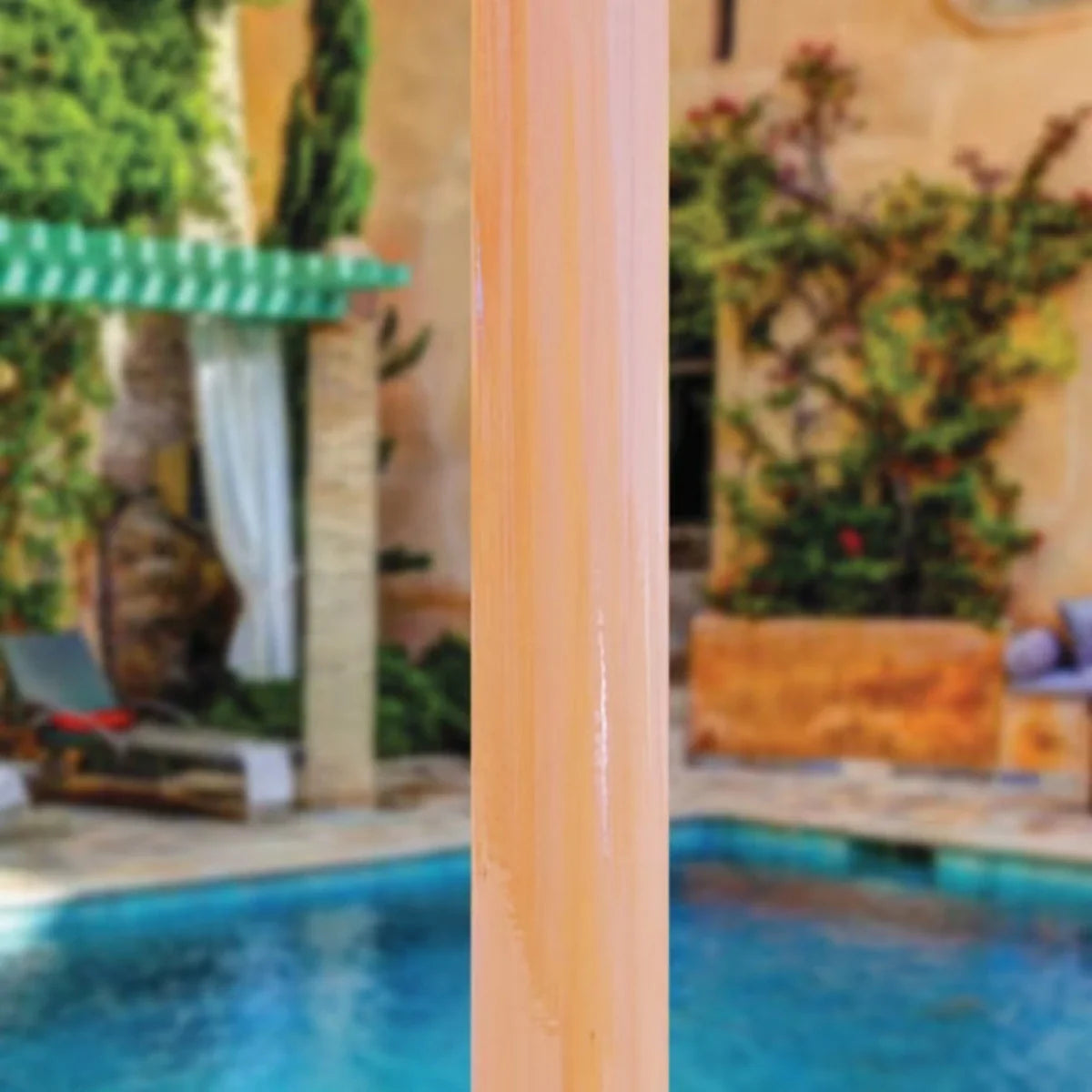 Galtech 136 9' Octagon Single-Pole Commercial Wood Market Umbrella Additional Image View 4