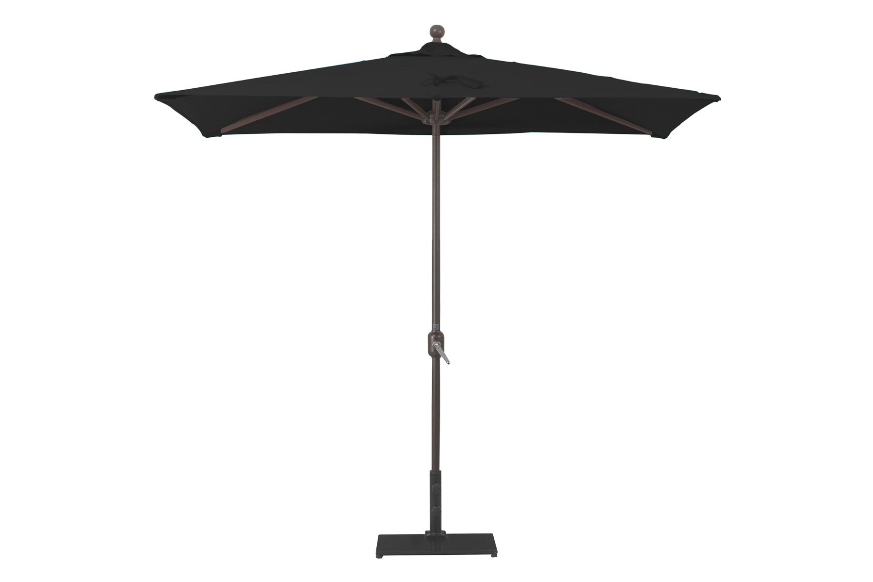 Galtech 3.5' x 7' Half-Wall Commercial Market Umbrella (772)
