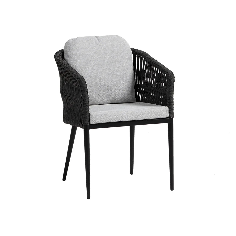 Gemelli Cushioned Dining Arm Chair