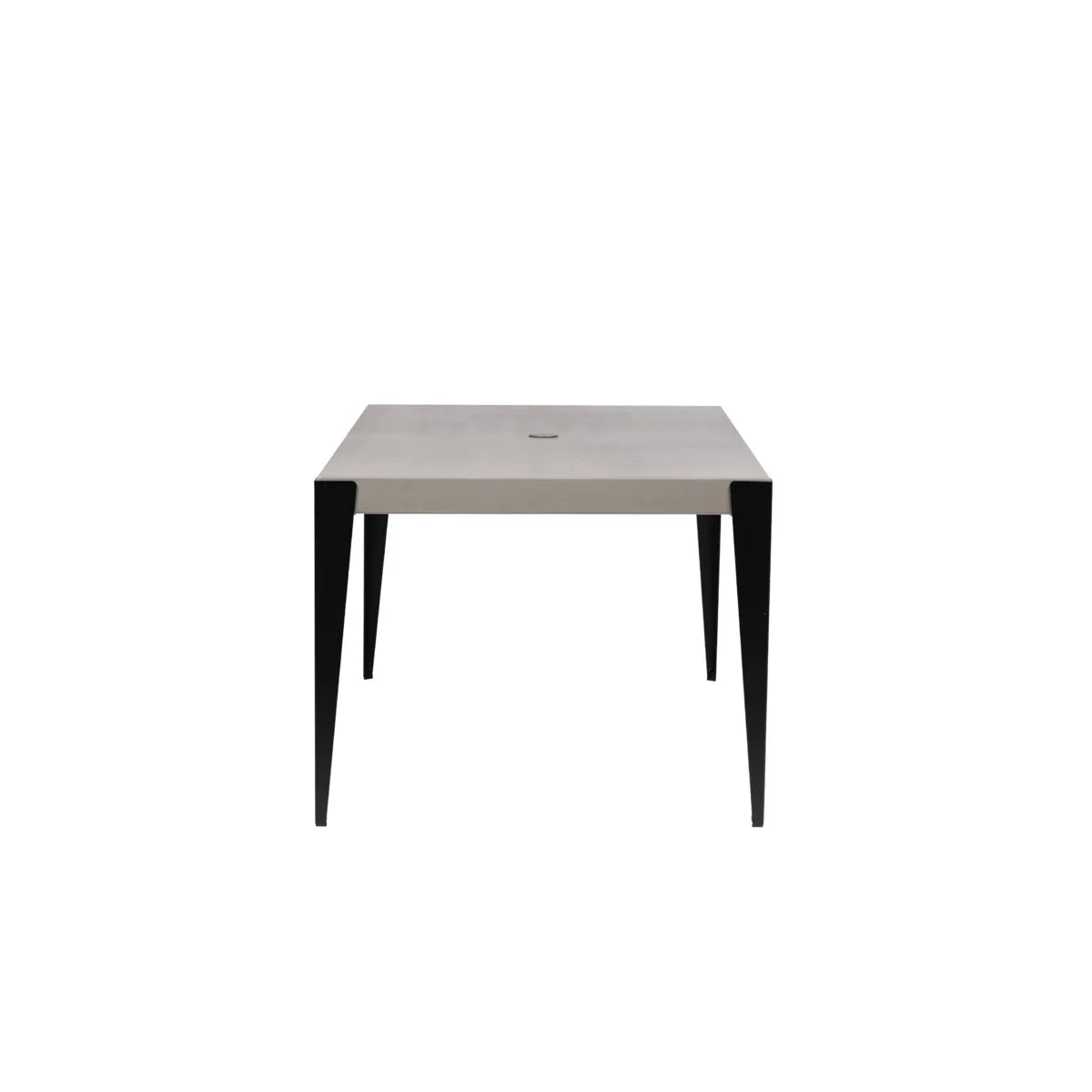 Genval 84.5" x 38" Rectangular Dining Table with Umbrella Hole