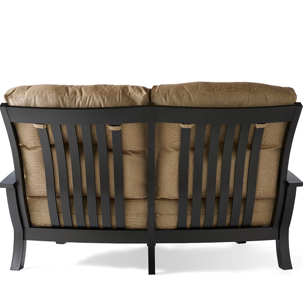 Mallin Casual Georgetown Cushion Crescent Loveseat