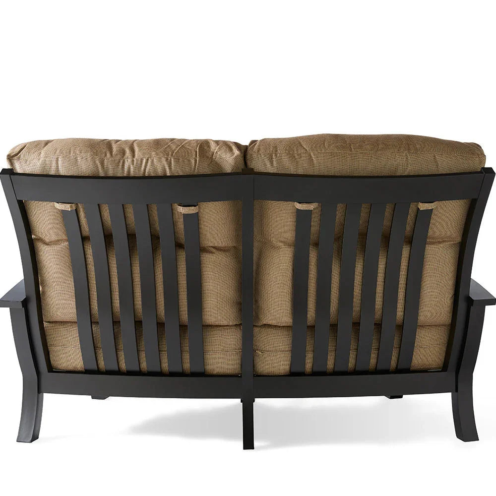 Mallin Casual Georgetown Cushion Crescent Loveseat