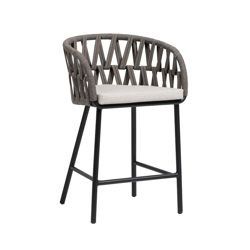 Hamptons Cushioned Counter Arm Chair