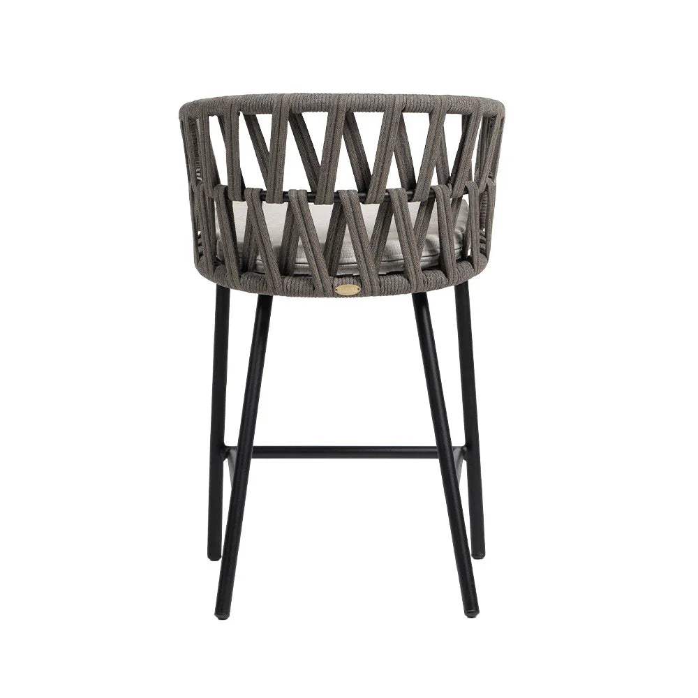 Hamptons Cushioned Counter Arm Chair 3